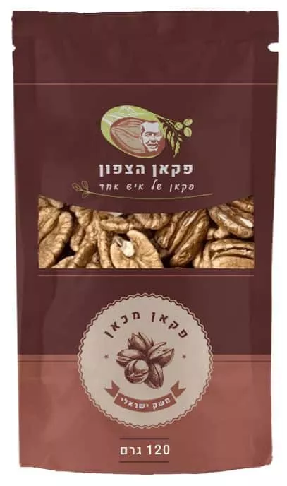 אגוז פקאן ישראלי מקולף לחצאים