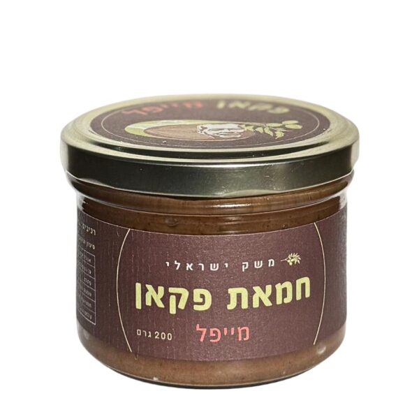 חמאת אגוזי פקאן בתוספת מייפל